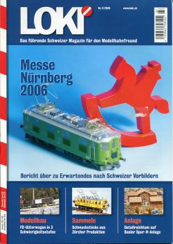LOKI. Das Schweizer Magazin für Eisenbahn- und Modellbahnfreunde, 3 (2006) (Umschlag)