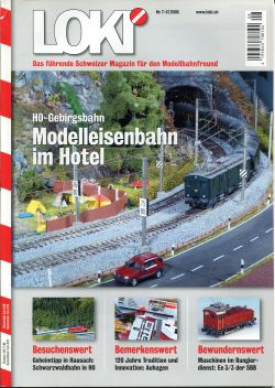 LOKI. Das Schweizer Magazin für Eisenbahn- und Modellbahnfreunde, 7-8 (2005) (Umschlag)