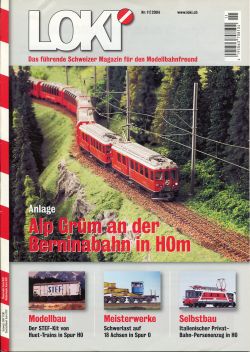 LOKI. Das Schweizer Magazin für Eisenbahn- und Modellbahnfreunde, 11 (2004) (Umschlag)