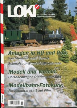 LOKI. Das Schweizer Magazin für Eisenbahn- und Modellbahnfreunde, 11 (2002) (Umschlag)