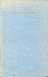 Rolland, Aus meinem Leben. (Umschlag)