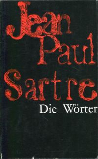 Sartre, Die Wörter. (Umschlag)