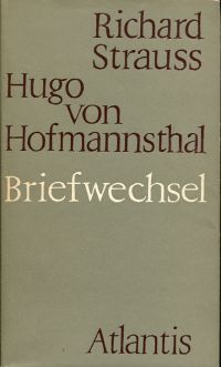 Strauss, Briefwechsel. (Umschlag)