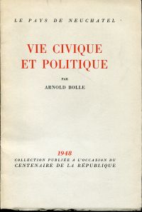 Bolle, Vie civique et politique. (Umschlag)