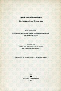 Biörnstad-Herzog, Henrik Ibsens Bühnenkunst. (Umschlag)