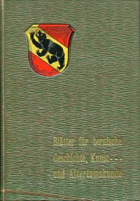 Blätter für bernische Geschichte, Kunst und Altertumskunde, II. Jahrgang 1906. (Umschlag)
