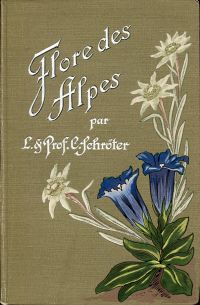 Schröter, Flore coloriée portative du touriste dans les alpes. (Umschlag)