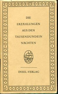 Littmann, Die Erzählungen aus den tausendundein Nächten, Band 4. (Umschlag)