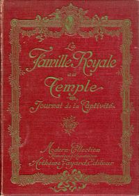 Cléry, La famille royale au temple. (Umschlag)