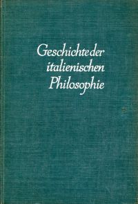 Höllhuber, Geschichte der italienischen Philosophie. (Umschlag)