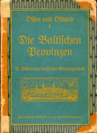 Buchholtz, Bilder aus baltischer Vergangenheit in einer Auswahl. (Umschlag)