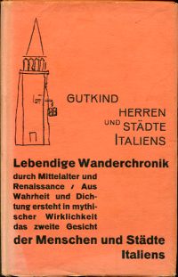 Gutkind, Herren und Städte Italiens. (Umschlag)