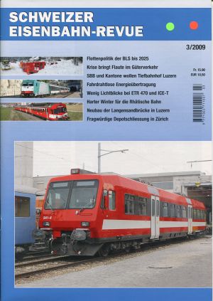 Schweizer Eisenbahn-Revue, Nr. 3/2009. (Umschlag)