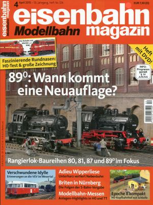 Eisenbahn-Magazin, Nr. 4/2015. (Umschlag)