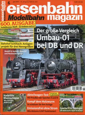 Eisenbahn-Magazin, Nr. 6/2017. (Umschlag)