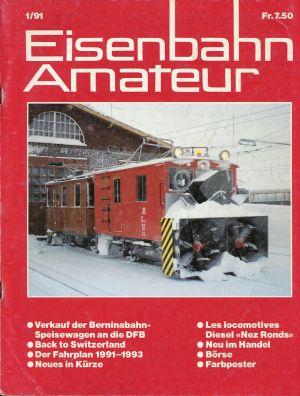 Eisenbahn-Amateur, Nr. 1/1991. (Umschlag)