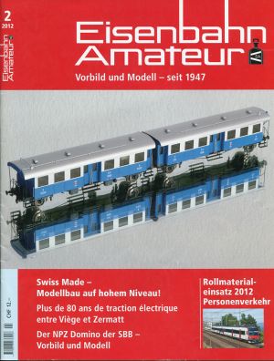 Eisenbahn-Amateur, Nr. 2/2012. (Umschlag)