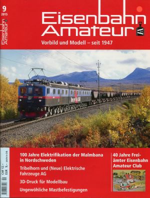 Eisenbahn-Amateur, Nr. 9/2015. (Umschlag)