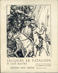 Diderot, Jacques le Fataliste et son maître. (Umschlag)