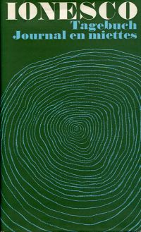Ionesco, Tagebuch / Journal en miettes. (Umschlag)