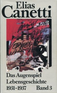 Canetti, Das Augenspiel. (Umschlag)