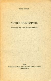 Christ, Antike Numismatik. (Umschlag)