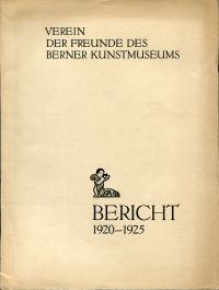 Mandach, Verein der Freunde des Berner Kunstmuseums. (Umschlag)