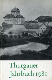 Thurgauer Jahrbuch 1981. (Umschlag)
