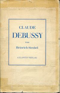 Strobel, Claude Debussy. (Umschlag)