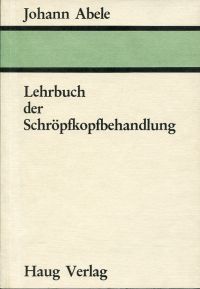 Abele, Lehrbuch der Schröpfkopfbehandlung. (Umschlag)