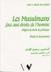 Aldeeb Abu-Sahlieh, Les musulmans face aux droits de l'homme. (Umschlag)