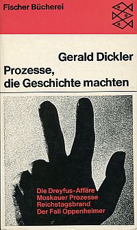 Dickler, Prozesse, die Geschichte machten. (Umschlag)