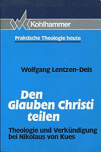 Lentzen-Deis, Den Glauben Christi teilen. (Umschlag)