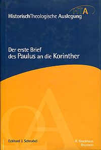 Schnabel, Der erste Brief des Paulus an die Korinther. (Umschlag)
