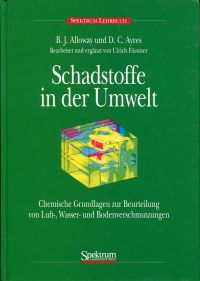 Alloway, Schadstoffe in der Umwelt. (Umschlag)