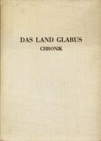 Winteler-Marty, Das Land Glarus. (Umschlag)