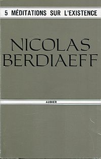 Berdiaeff, 5 méditations sur l'existence. (Umschlag)