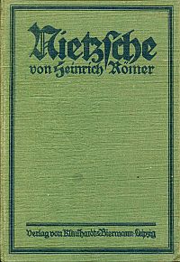 Römer, Nietzsche. (Umschlag)