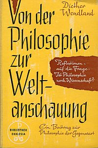 Wendland, Von der Philosophie zur Weltanschauung. (Umschlag)