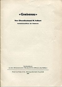 Volkart, "Gneisenau". (Umschlag)