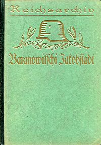 Vogel, Die Kämpfe um Baranowitschi. (Umschlag)