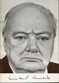 In memoriam Winston Churchill. (Umschlag)