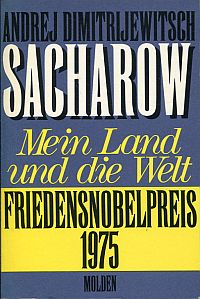 Sacharov, Mein Land und die Welt. (Umschlag)