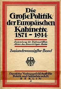Die österreichisch-russische Entente und der Balkan. (Umschlag)