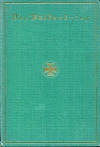 Baer, Der Völkerkrieg. Eine Chronik der Ereignisse seit dem 1. Juli 1914, Band 3 (Umschlag)