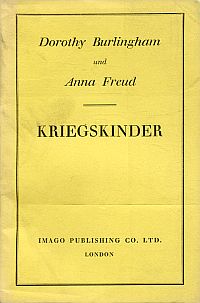 Burlingham, Kriegskinder. (Umschlag)
