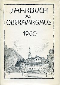 Jahrbuch des Oberaargaus, 3. Jahrgang 1960. (Umschlag)