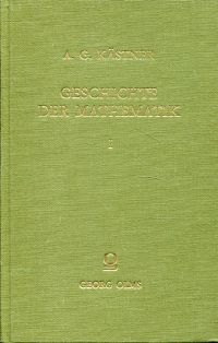 Kästner, Geschichte der Mathematik seit der Wiederherstellung der Wissenschaften (Umschlag)
