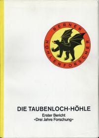 Die Taubenloch-Höhle. (Umschlag)