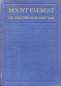 Howard-Bury, Mount Everest. (Umschlag)